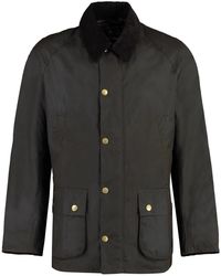 Barbour - Jassen ,Groen ,Katoen Ashby Waxed Cotton Jacket - Lyst