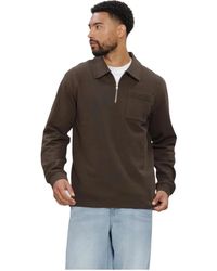 SELECTED - Truien &Amp; Vesten Slmscott Ls Half Zip Sweat - Lyst