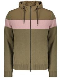 Herno - Truien & Vesten ,Groen ,Wol Resort Bomber Jacket - Lyst