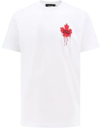 DSquared² - Logo print cotton crew-neck t-shirt - Lyst