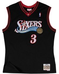 Mitchell & Ness - Allen Iverson Nba Jersey 76Ers Zwart - Lyst