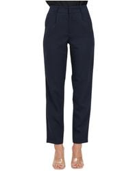 ONLY - Straight trousers - Lyst
