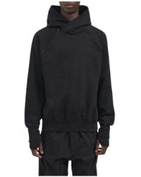 Thom Krom - Hoodies & Sweatvesten ,Zwart ,Katoen Ms 193 Hoodie - Lyst
