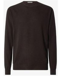 Corneliani - Trui Met Ronde Hals Van Zuivere Wol - Lyst