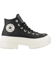 Converse - Schoenen ,Zwart ,Sneakers Met Profielzool - Lyst