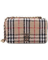 Burberry - Borsa a tracolla in lana vintage check - Lyst