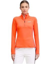 Rossignol - Fitness ,Oranje ,Polyester Blackside Zip-Up Sweatshirt - Lyst