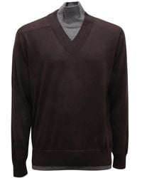 Paolo Pecora - V-Neck Knitwear - Lyst
