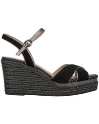 Alma En Pena. - Double Cross Strap Esparto Sandal - Lyst