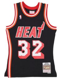 Mitchell & Ness - Fitness ,Zwart ,Polyester Miami Heat Basketball Tank Top 1992 - Lyst