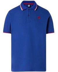 North Sails - Polo Shirt Met Gestreepte Details - Lyst