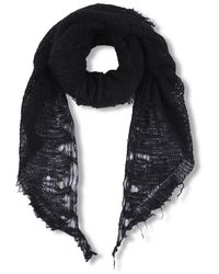 Cortana - Accessoires ,Zwart ,Zwarte Open Gebreide Bandana - Lyst