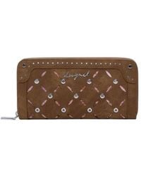 Desigual - Beige Polyethylene Wallet - Lyst
