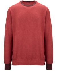 Fay - Herren Wollpullover Mit Logopatch - Lyst