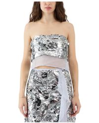 Sabina Musayev - Sleeveless Tops - Lyst