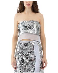 Sabina Musayev - Sleeveless Tops - Lyst