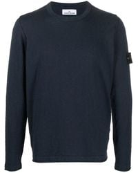 Stone Island - Round-Neck Knitwear - Lyst