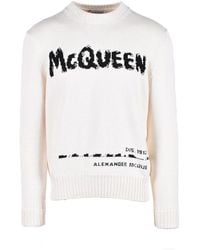 McQueen - Round-Neck Knitwear - Lyst