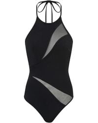 Zimmermann - Wanderlust Spliced Mesh One-Piece - Lyst
