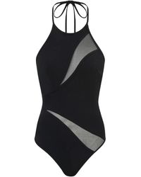 Zimmermann - Wanderlust Spliced Mesh One-Piece - Lyst