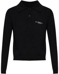 Givenchy - Truien & Vesten ,Zwart ,Wol Polo Van Wol En Kasjmier - Lyst