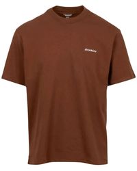 Dickies - Tops ,Bruin ,Katoen Loretto Ss Tee - Lyst