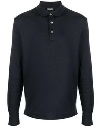 Zegna - Baumwoll Polo Shirt - Lyst