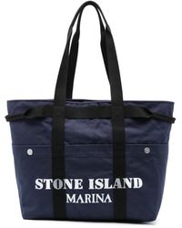Stone Island - Tote bags - Lyst