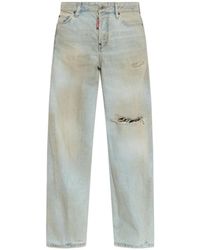 DSquared² - Jeans ,Blauw ,Katoen Teddy Jeans - Lyst