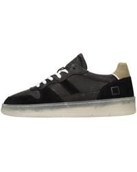 Date - Schoenen ,Zwart ,Leer Sneakers - Lyst