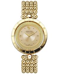 Versace - Runde Analog-Uhr - Lyst
