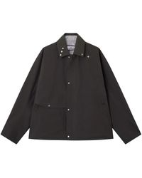 Stone Island - Jassen ,Grijs ,Polyester Gore-Tex Shirt Jacket - Lyst