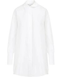 Patou - Overhemden ,Wit ,Katoen Oversized Poplin Overhemdjurk - Lyst