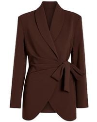 Opal Studio - Bruine Blazer Voor Vrouwen - Lyst