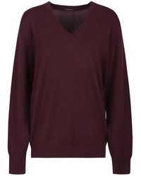 Canessa - V-Neck Knitwear - Lyst
