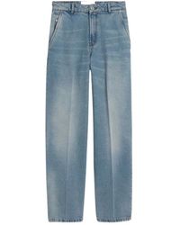 Ami Paris - Jeans ,Blauw ,Katoen Balloon Fit Jeans - Lyst
