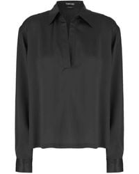 Tom Ford - Overhemden ,Zwart T-Shirts En Poloshirts - Lyst