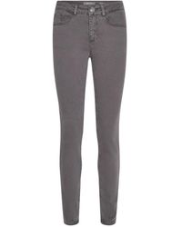 Mos Mosh - Slim-fit high-waisted colour pant pantaloni - Lyst