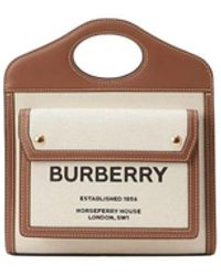 Burberry - Innovative canvas handtasche - Lyst