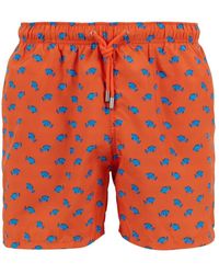 Gallo - Herren Badehose Mit Zweifarbigen Fischmuster - Lyst