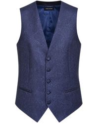 Tagliatore - Kostuums ,Blauw ,Gilets - Lyst