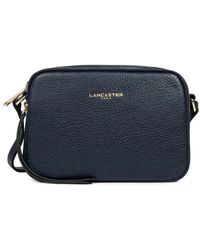 Lancaster - Tassen ,Blauw ,Leer Sac Trotteur Zippé S Dune - Lyst