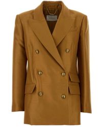 Zimmermann - Hypnotic Wool Silk Jacket - Lyst