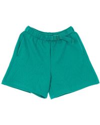 Nike - Fitness ,Groen ,Katoen High Rise Jacquard Shorts - Lyst