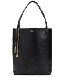 Chloé - Schwarze Schultertasche Eleganter Stil - Lyst