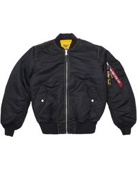 Alpha Industries - Ma-1 x dr. martens nero bomber - Lyst
