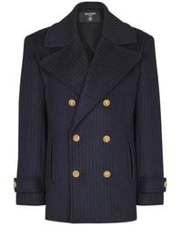 Balmain - Double-Breasted Coats - Lyst
