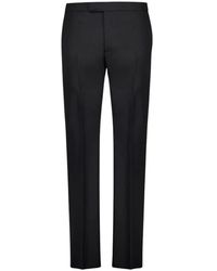 McQueen - Tailored Barathea Broeken - Lyst
