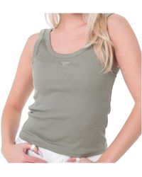 Guess - Geribbelde Tanktop Voor Vrouwen - Lyst