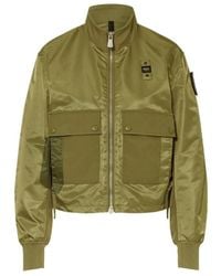 Blauer - Kaki Bomberjack Carney Stijl - Lyst